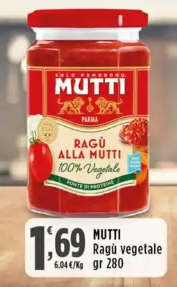 Rossotono Carrefour Ragù vegetale MUTTI offerta