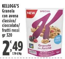 Rossotono Carrefour Kellogg's Granola con Avena offerta