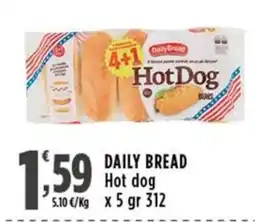 Rossotono Carrefour Daily Bread Hot Dog offerta