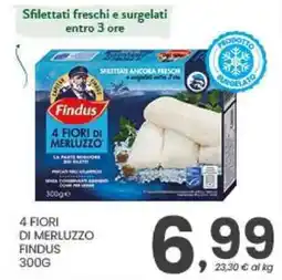 Despar 4 Fiori di Merluzzo Findus offerta