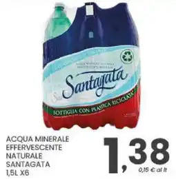 Despar Acqua minerale effervescente naturale Santagata offerta