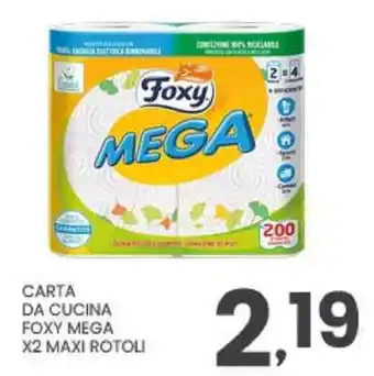 Despar Carta da cucina Foxy Mega offerta