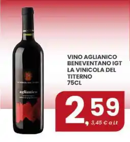 Despar Vino Aglianico Beneventano IGT La Vinicola Del Titerno offerta