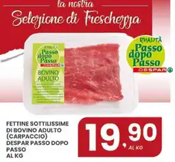 Despar Fettine sottilissime di bovino adulto (carpaccio) DESPAR Passo dopo Passo offerta