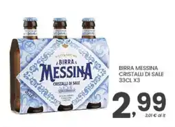 Despar Birra Messina Cristalli di Sale offerta