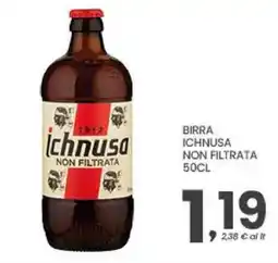 Despar Birra Ichnusa Non Filtrata offerta