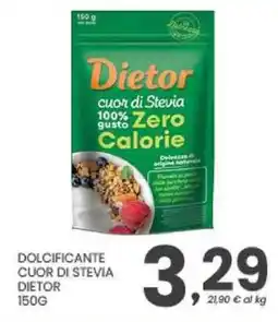 Despar DOLCIFICANTE CUOR DI STEVIA DIETOR offerta
