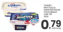 Despar YOGURT FRUTTOLO & SMARTIES/GALAK CHOCOBALLS offerta