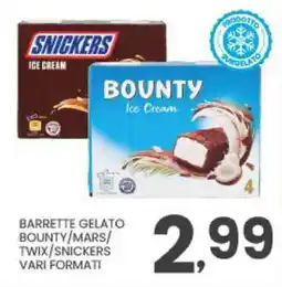 Despar Barrette gelato Bounty offerta