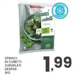 Despar Spinaci in cubetti Despar offerta