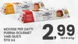 Despar Mousse per gatti Purina Gourmet offerta