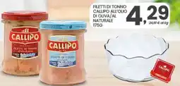 Despar Filetti di tonno callipo all'olio di oliva/al naturale offerta