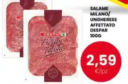 Despar Salame Milano/Ungherese Affettato Despar offerta