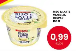 Despar Riso & Latte Vaniglia Despar offerta