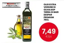 Despar OLIO EXTRA VERGINE DI OLIVA DOP TERRA DI BARI DESPAR PREMIUM offerta