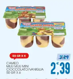 SpesAmica Cameo muu muu mini cioccolato/vaniglia offerta