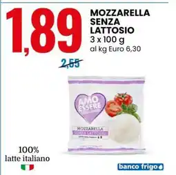 Eurospin MOZZARELLA SENZA LATTOSIO offerta