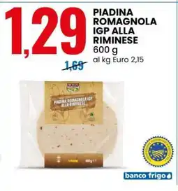 Eurospin Piadina Romagnola IGP alla Riminese offerta