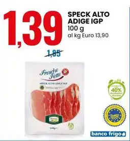 Eurospin Speck Alto Adige IGP offerta