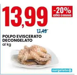 Eurospin POLPO EVISCERATO DECONGELATO offerta