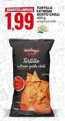 Eurospin TORTILLA EXTREME GUSTO CHILLI offerta