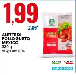 Eurospin ALETTE DI POLLO GUSTO MEXICO offerta