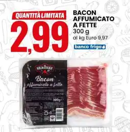 Eurospin BACON AFFUMICATO A FETTE offerta