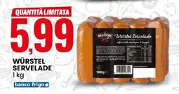 Eurospin WÜRSTEL SERVELADE offerta