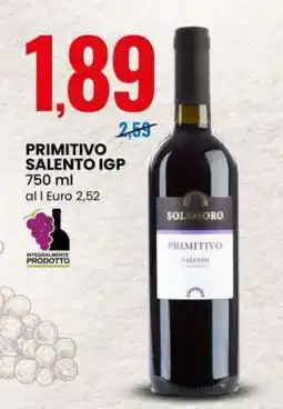 Eurospin PRIMITIVO SALENTO IGP offerta