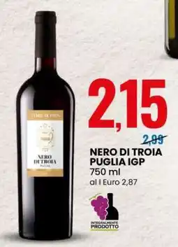 Eurospin NERO DI TROIA PUGLIA IGP offerta