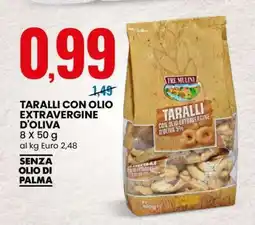 Eurospin TARALLI CON OLIO EXTRAVERGINE D'OLIVA offerta