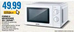 Eurospin FORNO A MICROONDE 20 L 'ZEPHIR' offerta