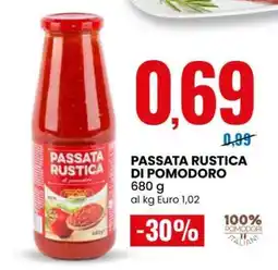 Eurospin PASSATA RUSTICA DI POMODORO offerta
