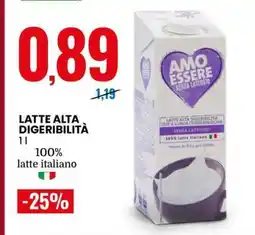 Eurospin LATTE ALTA DIGERIBILITÀ offerta