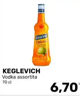 Iper Tosano KEGLEVICH Vodka assortita offerta