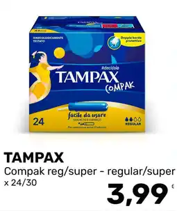 Iper Tosano Tampax compak reg/super offerta