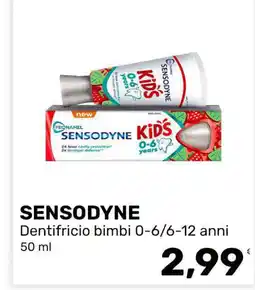 Iper Tosano SENSODYNE Dentifricio bimbi offerta