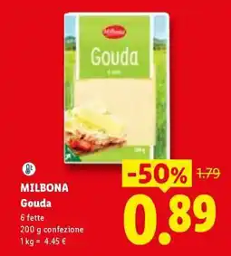 Lidl MILBONA Gouda offerta