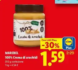 Lidl MARIBEL 100% Crema di arachidi offerta