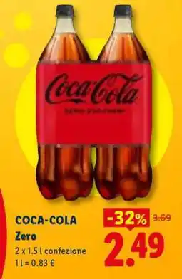 Lidl Coca Cola Zero offerta