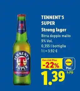 Lidl Tennent's Super offerta