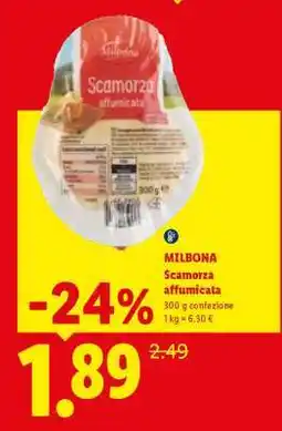 Lidl Milbona Scamorza affumicata offerta