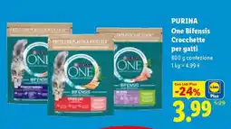 Lidl PURINA One Bifensis Crocchette per gatti offerta