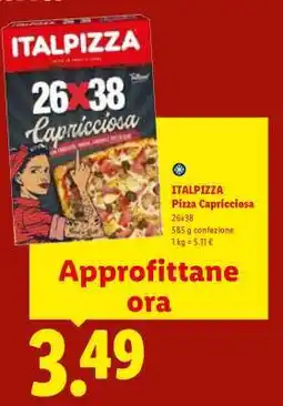 Lidl ITALPIZZA Pizza Capricciosa offerta