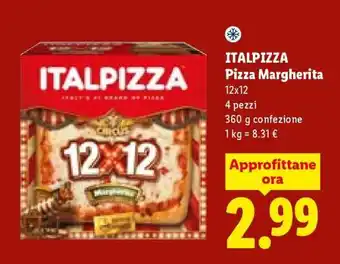 Lidl ITALPIZZA PIZZA MARGHERITA offerta