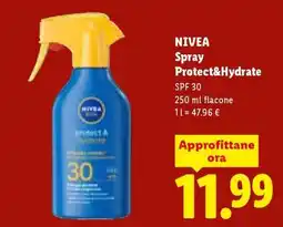 Lidl NIVEA Spray Protect&Hydrate offerta