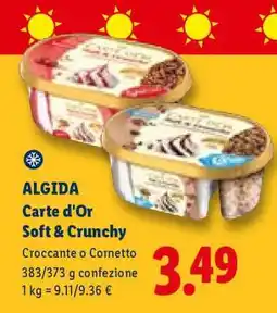 Lidl ALGIDA Carte d'Or Soft & Crunchy offerta
