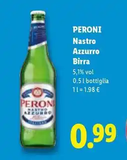 Lidl PERONI NASTRO AZZURRO BIRRA offerta