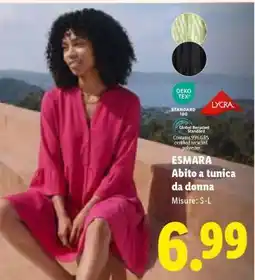 Lidl ESMARA Abito a tunica da donna offerta