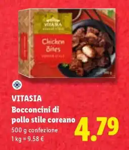 Lidl VITASIA Bocconcini di pollo stile coreano offerta